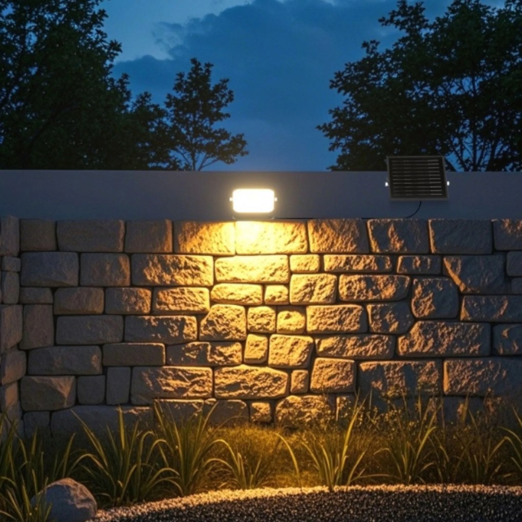 Faro ad Energia solare con Telecomando 9600 Lumen