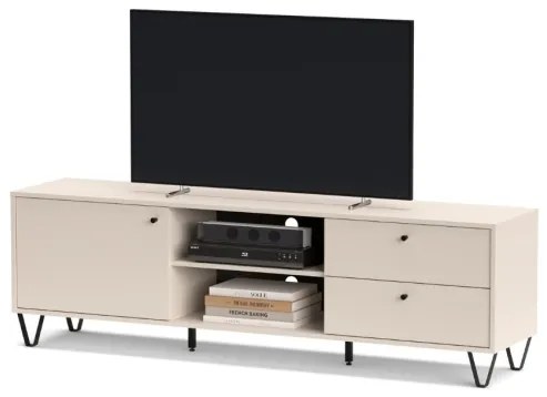 Mobile TV 180 Cm Con Anta Cassetti E Vani A Giorno Aldo Cashmere