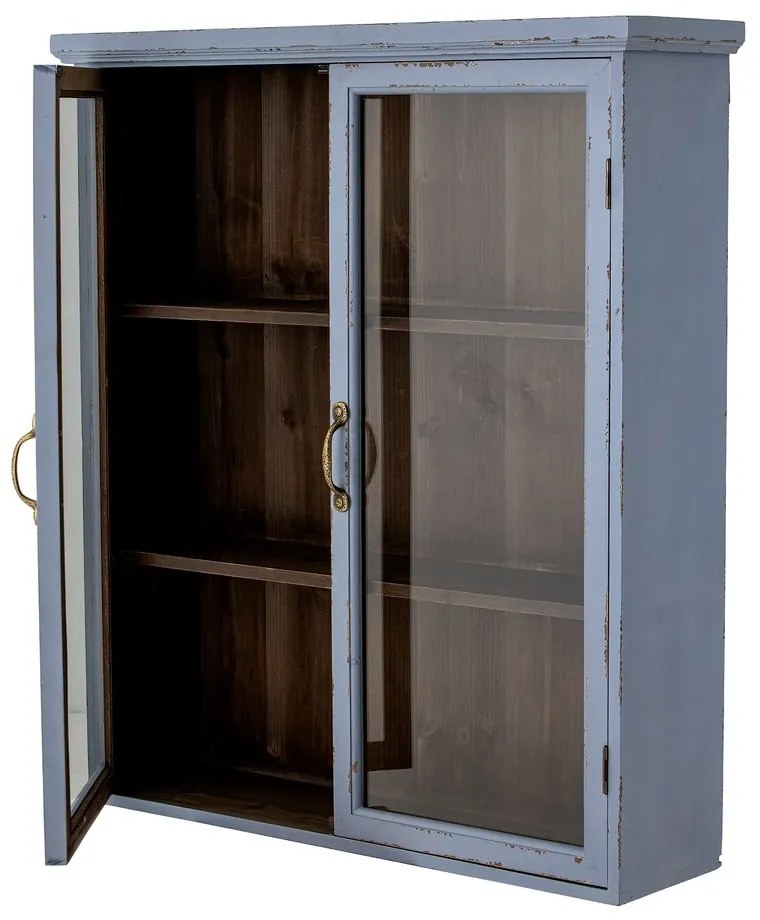 Vetrina in legno di abete blu 81x91 cm Hazem - Bloomingville