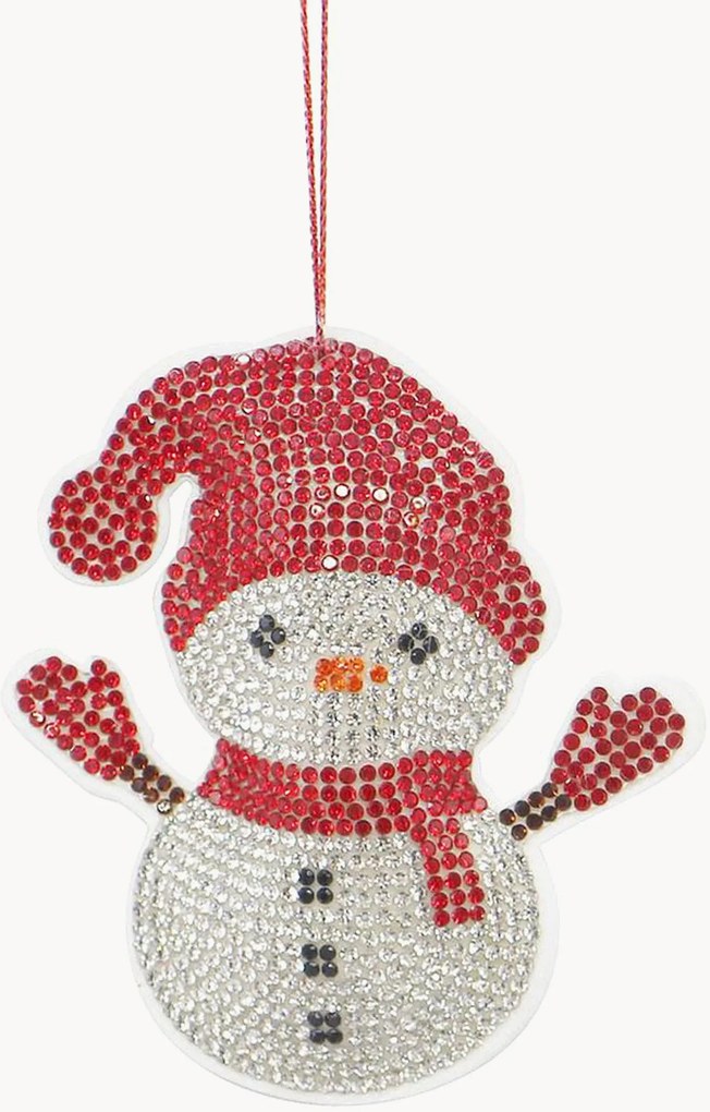 Set di 6 addobbi di Natale in vetro Jewel