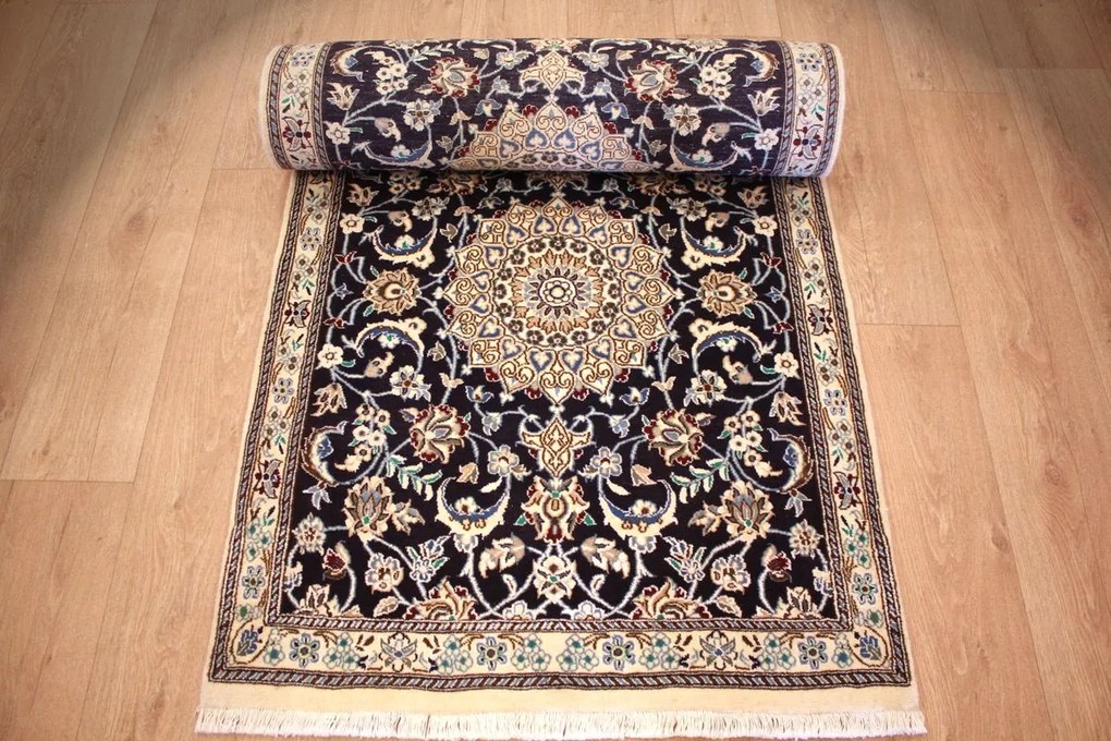 Nain Tappeto persiano 90x400 (Iran) Annodato A Mano