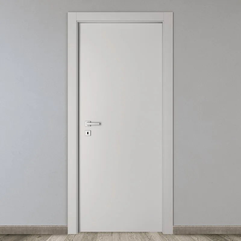 Porta tamburata battente Word grigio L 70 x H 210 cm destra