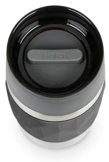 Tefal - Tazza termica 300 ml COMPACT MUG acciaio inossidabile/nero