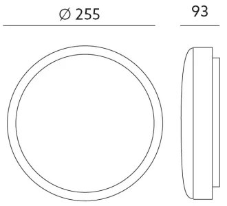 Applique da bagno a LED con sensore ORBIS LED/10W/230V IP44