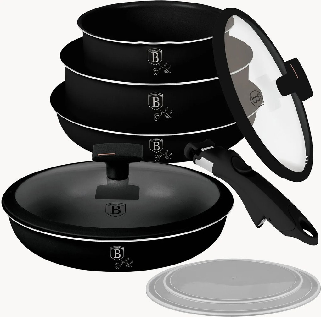 Batteria di pentole Monaco Collection, set da 9