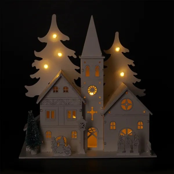 Brilagi - Chiesetta natalizia LED/2xAA