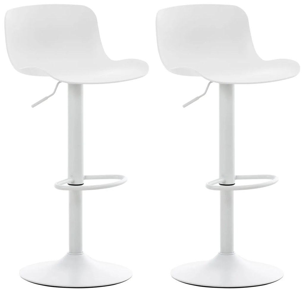 Set Di 2 Sgabelli Da Bar Almada: Stile E Comfort Per İl Tuo Spazio / Weiß