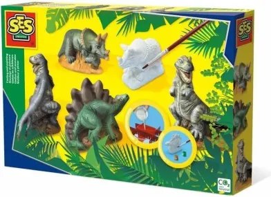 Pasta modellante SES Creative   Set di stampaggio Dinosauri