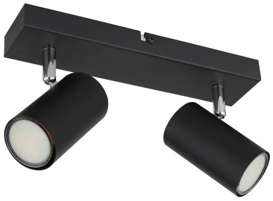 Globo 57911-2B - Luce Spot ROBBY 2xGU10/35W/230V nero