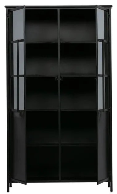 Vetrina in metallo nero 99x170 cm Exhibit - BePureHome