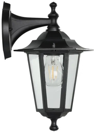 EGLO 22467 - Applique da esterno LATERNA 4 1xE27/60W nero