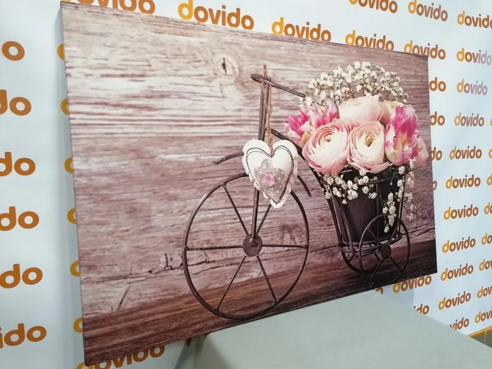 Quadro su tela – Fiori meravigliosi in vaso vintage