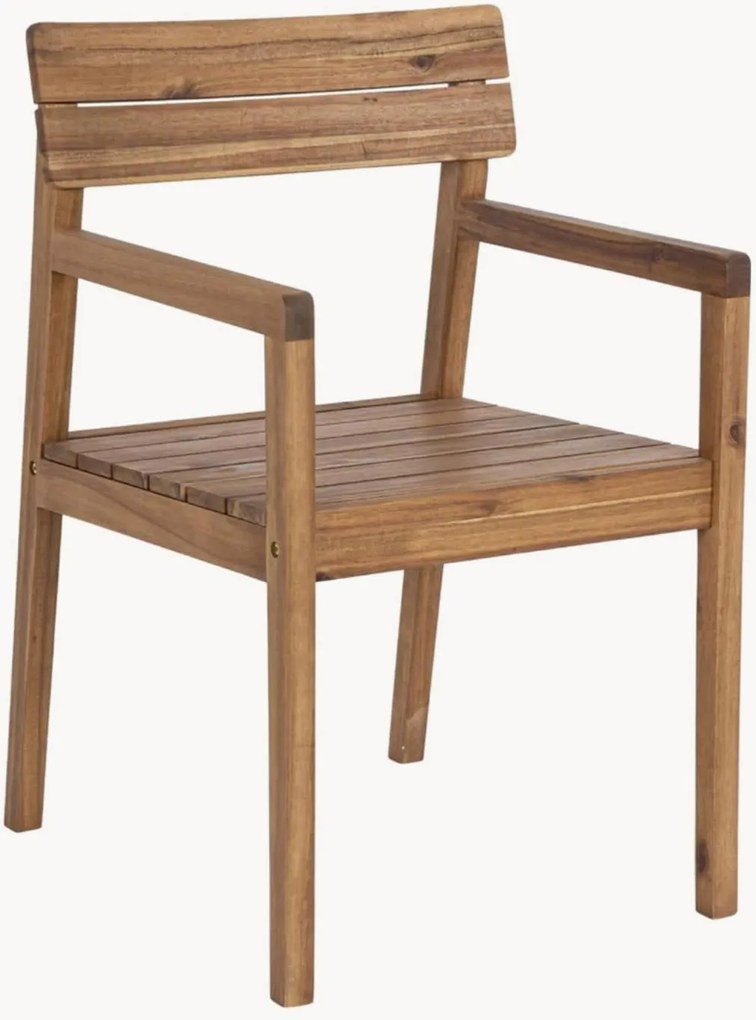 Set di 2 sedie con braccioli da giardino Rodano