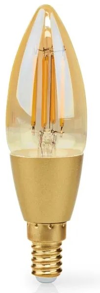 Nedis WIFILRF10C37 - Lampadina LED dimmerabile E14/4,9W/230V 1800-3000K Wi-Fi Tuya
