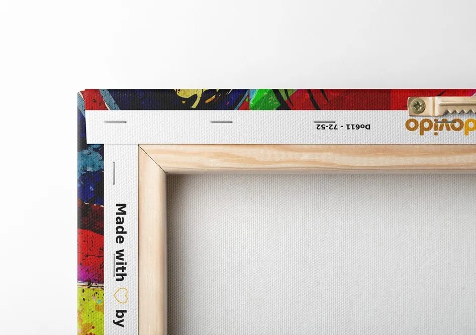 Quadro su tela – Teschio in versione graffiti