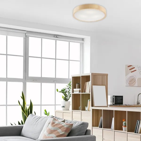 Lampada a soffitto NATURAL 3xE27/60W/230V Ø47 cm pino