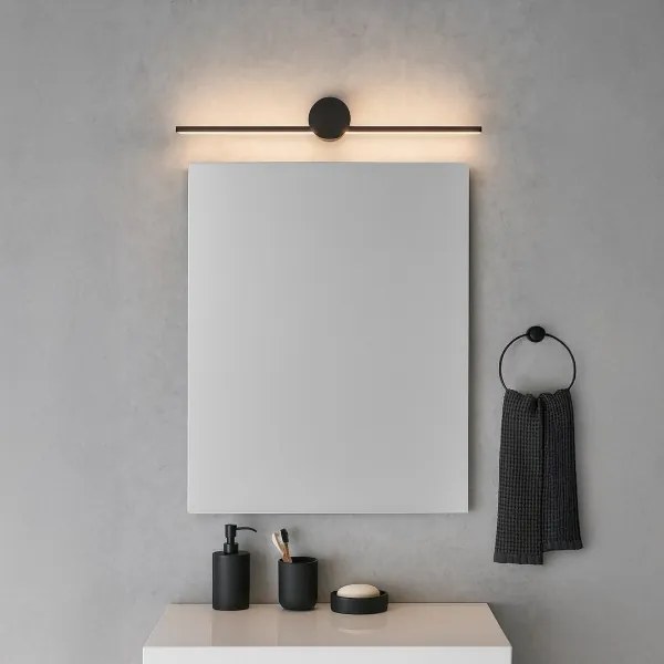 Illuminazione a LED per specchio da bagno ARTIST LED/9W/230V 60 cm IP44 nero