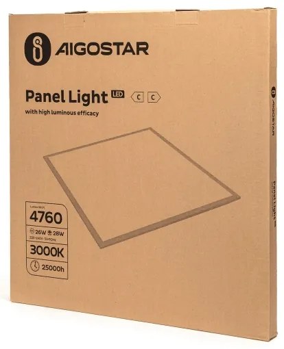 Aigostar - Pannello LED da incasso LED/28W/230V 60x60 cm 3000K