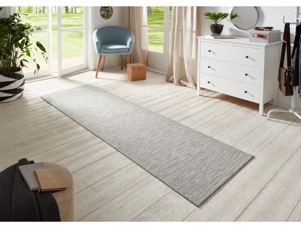 Runner grigio , 80 x 250 cm Nature - BT Carpet