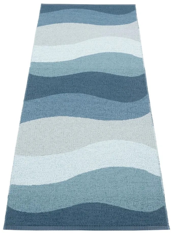 Passatoia da interno/esterno blu 70x200 cm Urvi Water – Pappelina