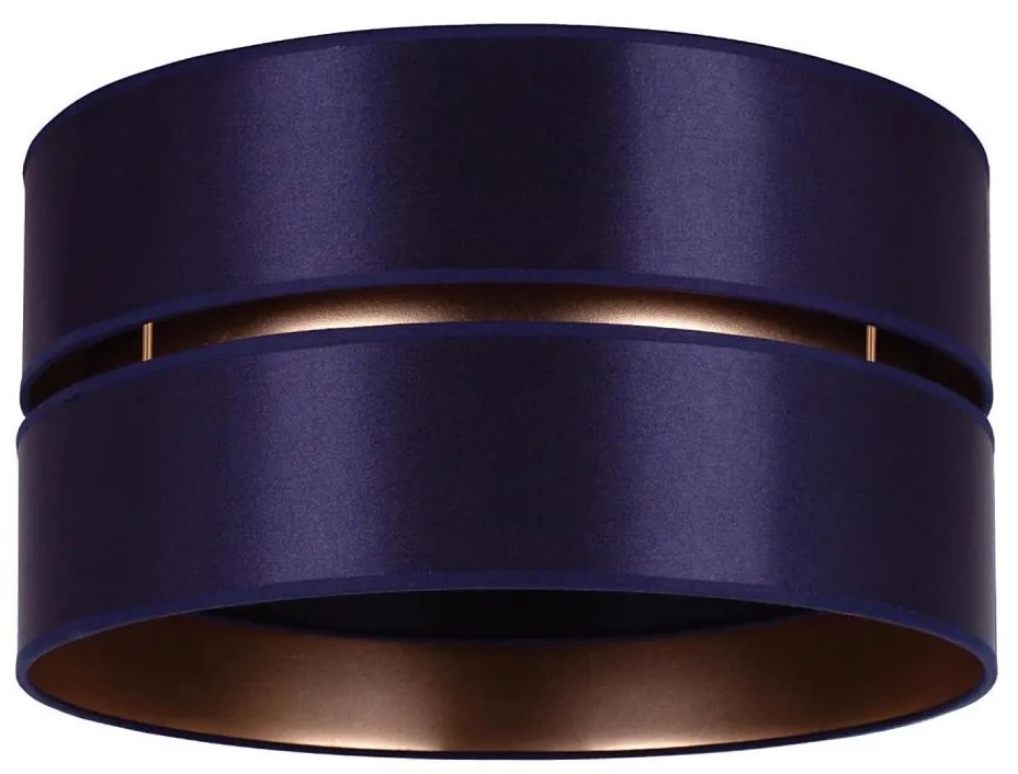 Duolla - Plafoniera DUO 1xE27/15W/230V diametro 40 cm blu/oro