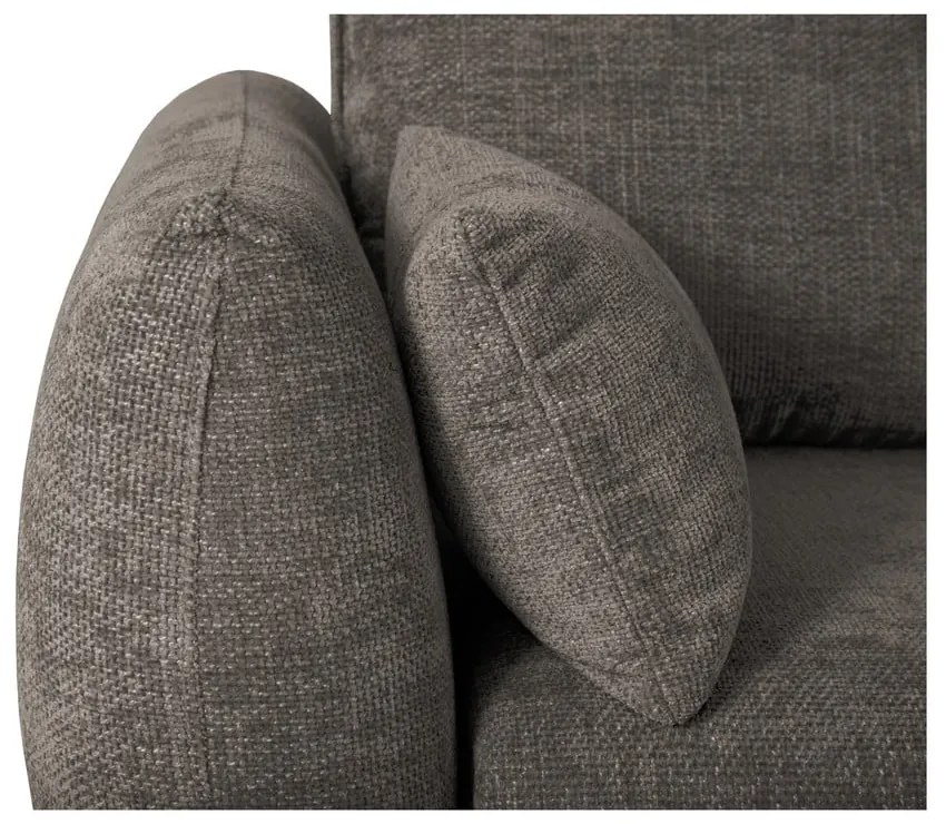 Divano angolare grigio (angolo destro) Matera - Cosmopolitan Design