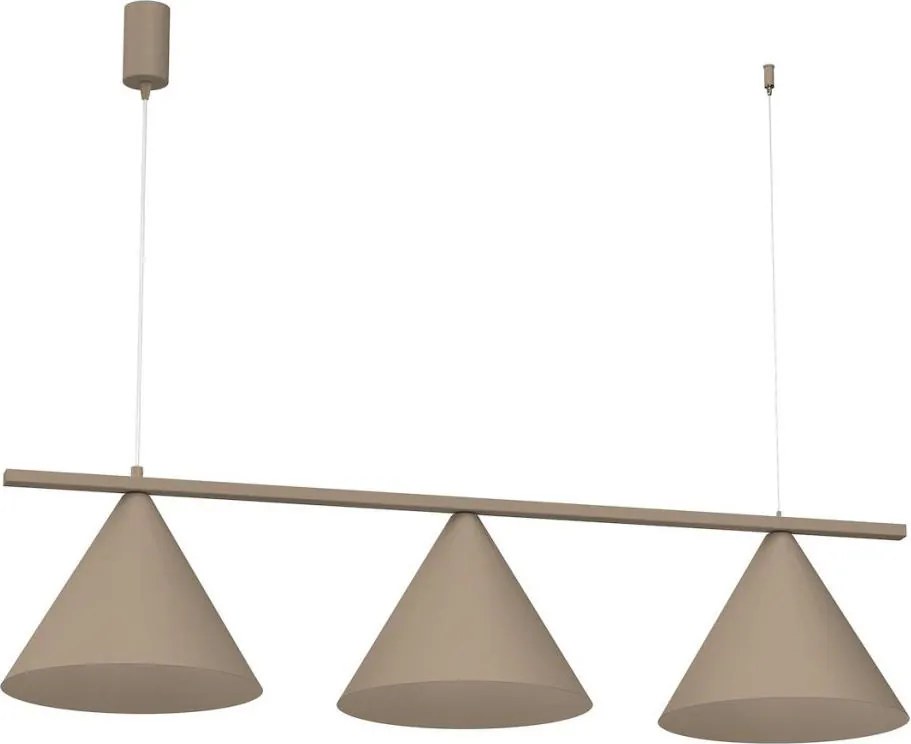 Lampadario a sospensione con cavo CAPITAL 3xGX53/15W/230V, beige