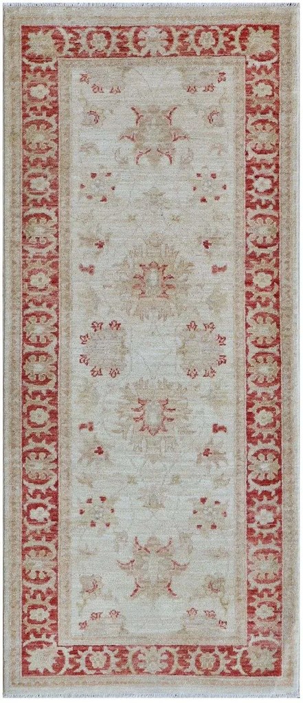 Ziegler Tappeto 70 x 160 Beige (Pakistan) Annodato A Mano