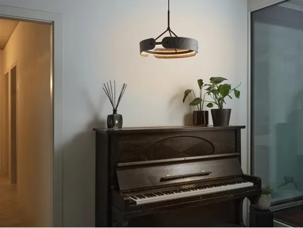 Osram - Lampada a sospensione LED su cavo DECOR CURVE LED/33W/230V grigia