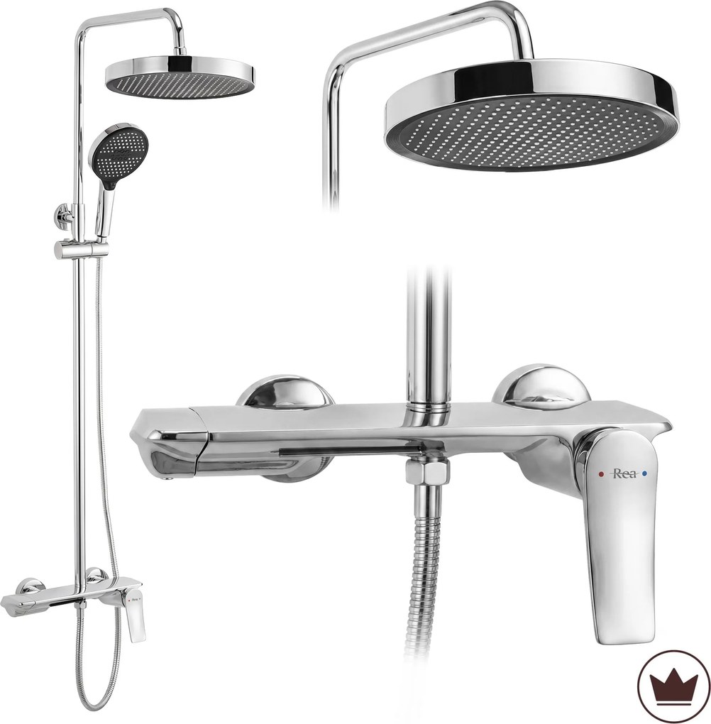 Set doccia Rea Vision Chrome