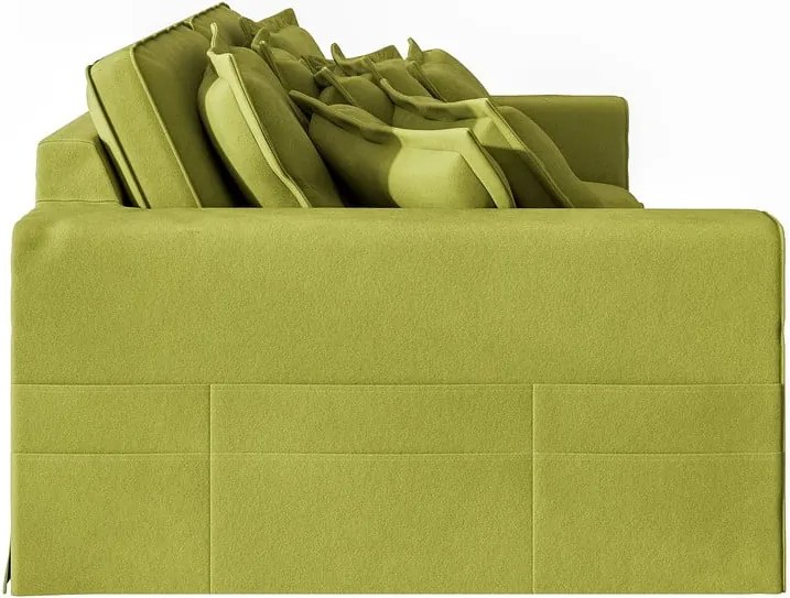 Divano verde chiaro 236 cm Nora – Ropez