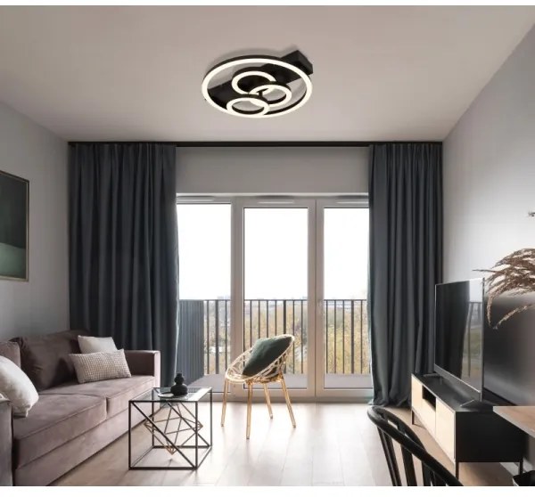 Globo 48040-40 - Lampada da soffitto LED dimmerabile DARRYL I 40W/230V, misure 35x33 cm + telecomando