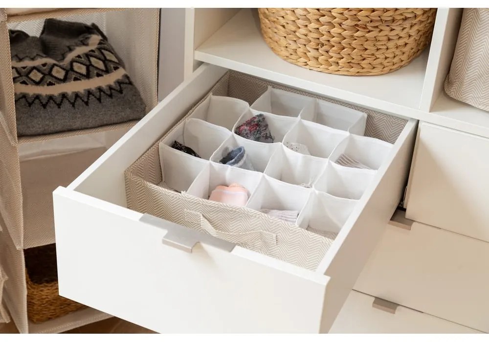Organizzatore per cassetti in tessuto Nancy - Compactor