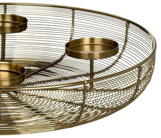 Eglo 422388 - Portacandele HAGONY Ø 45 cm oro