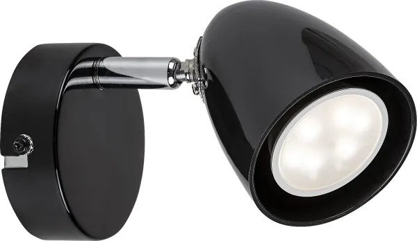 Rabalux 73015 - Faretto da parete PERICO 1xGU10/5W/230V nero