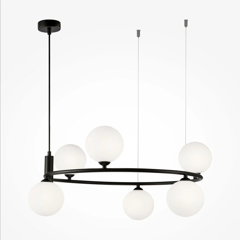 Maytoni | Ring Lampada a soffitto / plafoniera Modern Nero