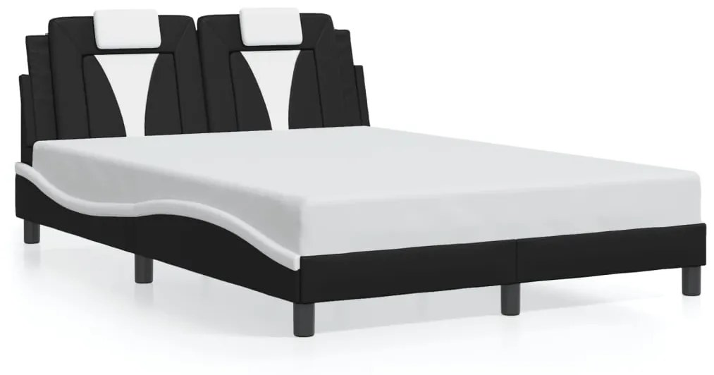 Giroletto Con Luci Led Nero E Bianco 120x200 Cm İn Similpelle /