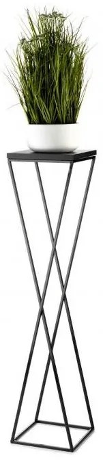 Portafiori LOFT 100x24 cm nero