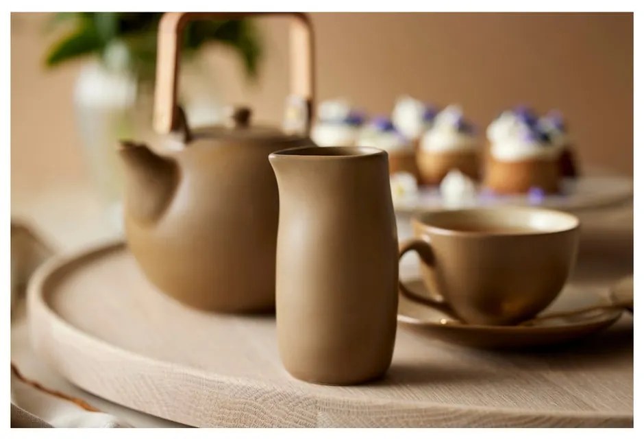 Piatto da dessert in gres beige ø 22 cm - Bitz