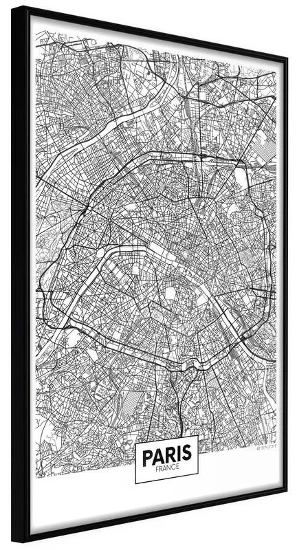 Poster City Map: Paris