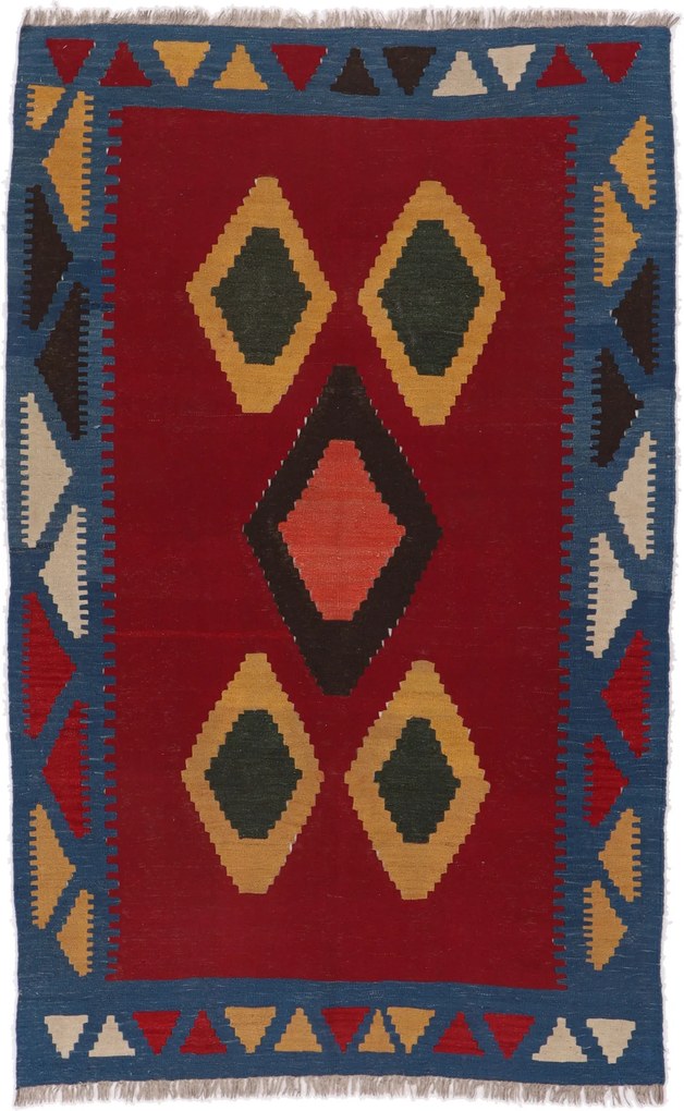 Kilim Tappeto 260x150 (Iran) Tessuto A Mano