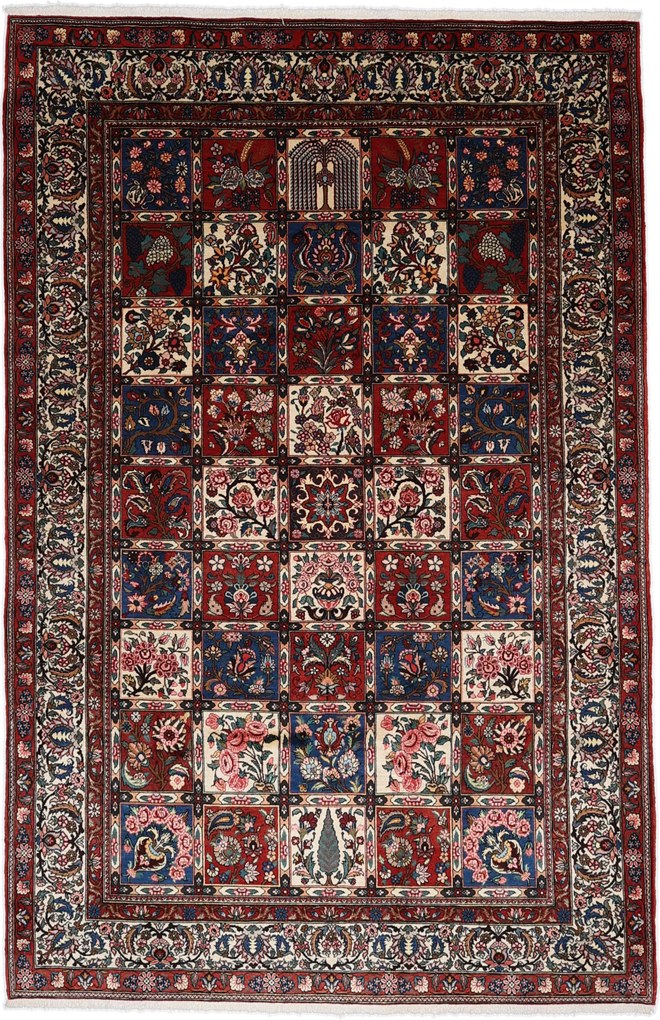 Bakhtiar Tappeto 200x310 (Iran) Annodato A Mano
