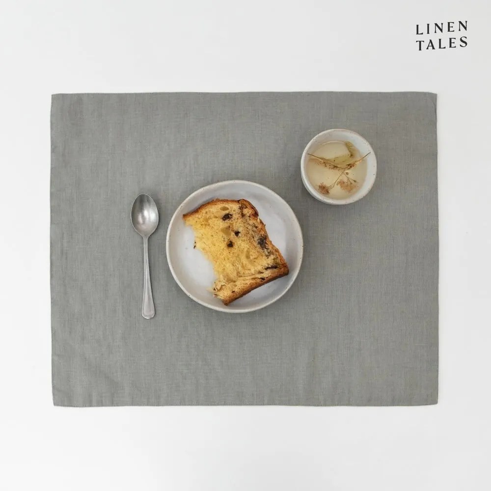 Tovaglietta di stoffa 35x45 cm Khaki - Linen Tales