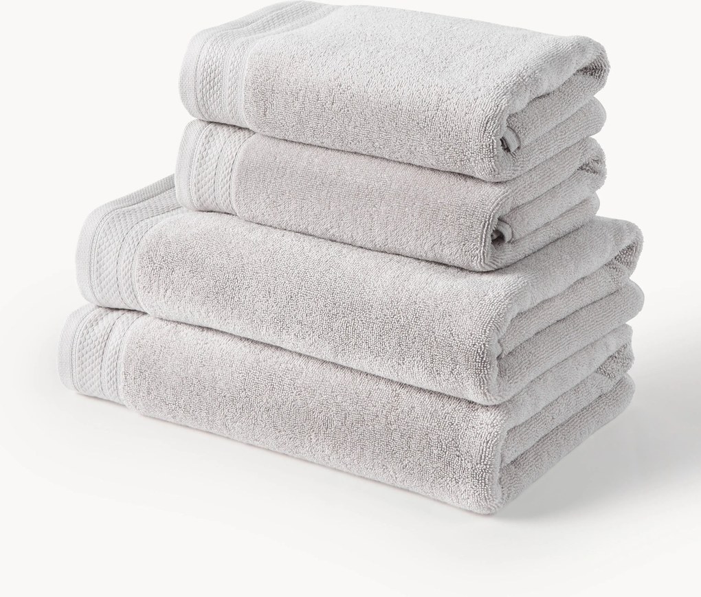 Set di asciugamani in cotone organico Premium, varie misure