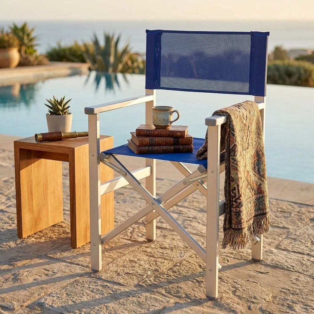 COSENZA - poltrona da spiaggia e campeggio regista in alluminio