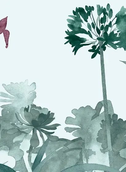 Paint & Paper Library Carta da parati panoramica Aloe Walk - Ice