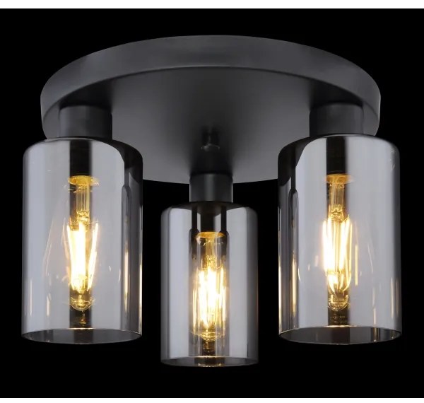 Globo 15465-3D - Plafoniera HADERA 3xE27/60W/230V