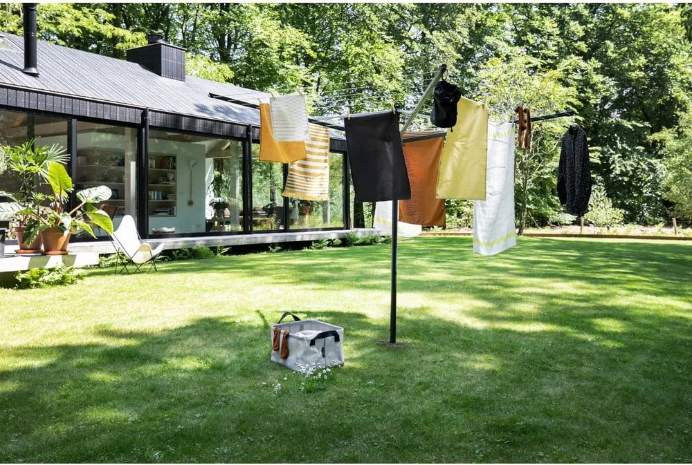 Stendino da giardino color antracite 50 m Lift-O-Matic – Brabantia