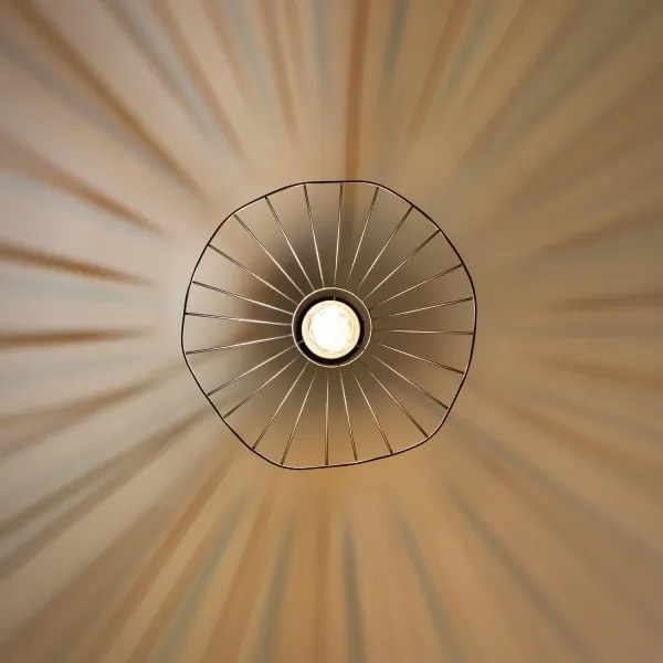 Brilagi - Lampadario LED a sospensione con cavo CERIA WIRE 1xE27/40W/230V Ø 40 cm nero