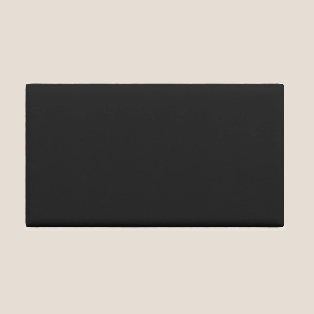 Testata pannello a muro piccola di varie dimensioni in microfibra smacchiabile T11 nero